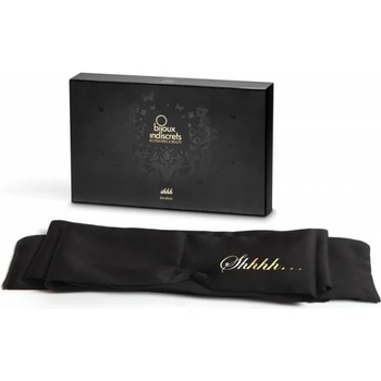 Сатенена маска за очи, изключително елегантна - Shhh Blindfold (BIJOUX0028)