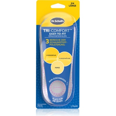 Scholl Dr. Scholl's Tri-Comfort стелки размер Small - Women's EU 35.5 - 40.5 1 чифт