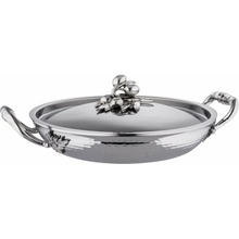 Servírovací pánev OPUS PRIMA 30 cm, dekor s olivami, nerezová, Ruffoni