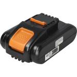 EXTENSILO Батерия за Worx WA3561 / WA3516, 20 V, 2.5 Ah (888401583)