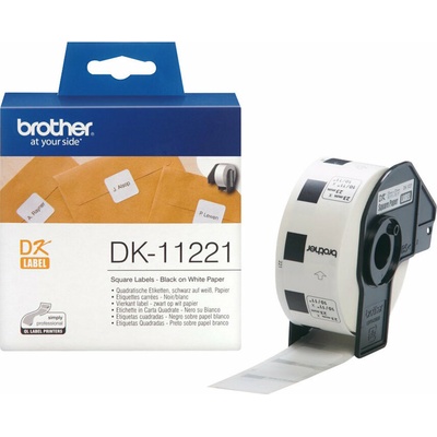 BROTHER DK-11221 (papírové / čtvercové, 23x23mm - 1000 ks)
