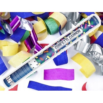 Party dekoration Konfety farebné stuhy 40cm