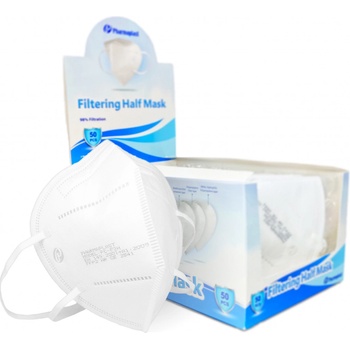 Pharmaplast Half Mask respirátor FFP2 biela 50 ks