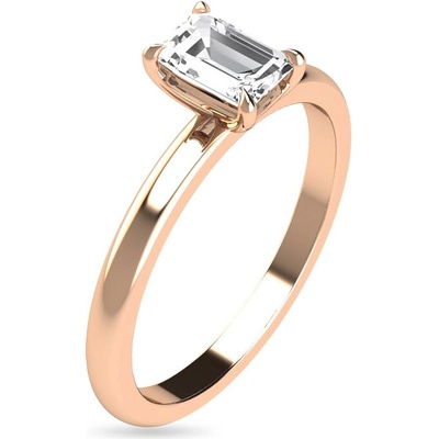 iZlato Forever Obruč z růžového zlata solitaire pro diamant Imani CSTM7R 050