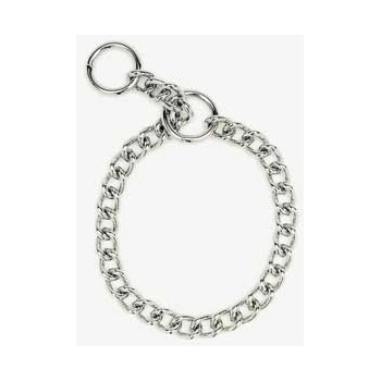 Miazoo Миазоо - Здрав метален нашийник тип удавник за кучета, 4мм/ 65 см