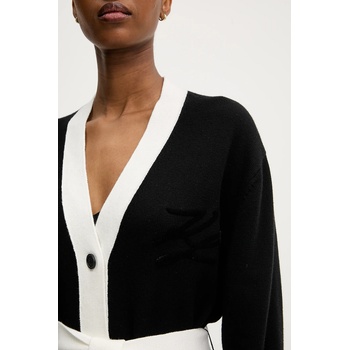 Karl Lagerfeld Жилетка с вълна Karl Lagerfeld дамска в черно A3W18026 (A3W18026)