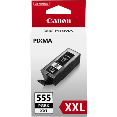 Canon PGI-555PGBK XXL черна касета с мастило - с изключително голям капацитет (8049B003 / 8049B001)