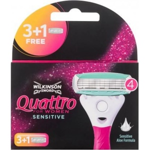Wilkinson Sword Quattro за жени Sensitive 4 бр - lavonio - 18,58 лв