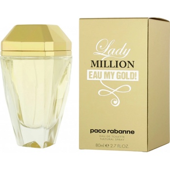 Paco Rabanne Lady Million eau my gold toaletná voda dámska 80 ml