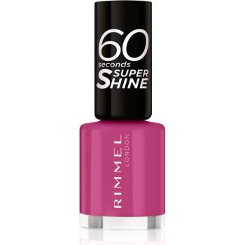 Rimmel 60 Seconds Super Shine лак за нокти цвят 321 Pink Fields 8ml