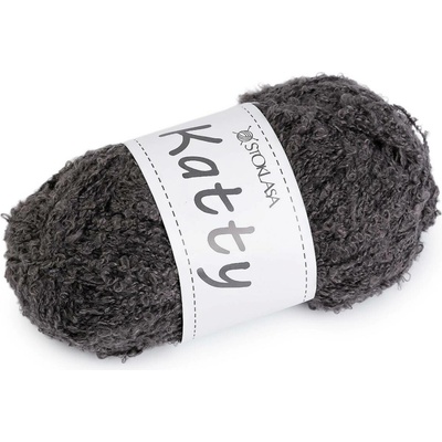 Pletací příze nopková Katty 100 g Varianta: 10 šedá ocelová, Balení: 1 ks