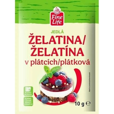 Fine Life Želatina plátky 25 x 10 g