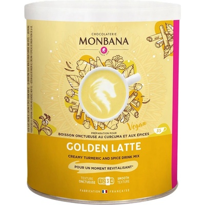 Monbana rozpustný nápoj Golden Latte 350 g