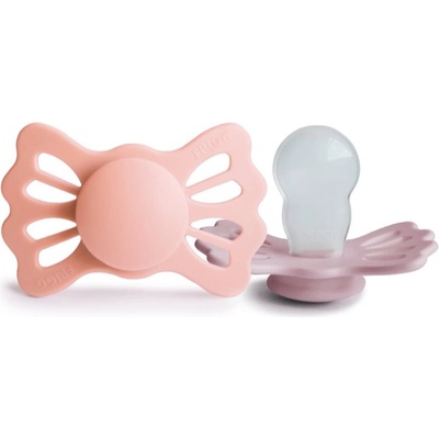 FRIGG Lucky Size 2: 6-18 months биберон Pretty in Peach/Primrose 2 бр