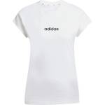 adidas Дамска тениска Adidas Essentials Linear Cotton T-Shirt Womens - White