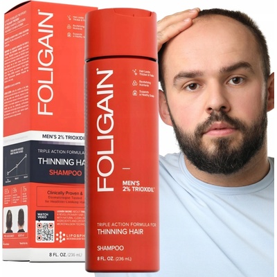 Foligain Triple Action šampon muži 236 ml