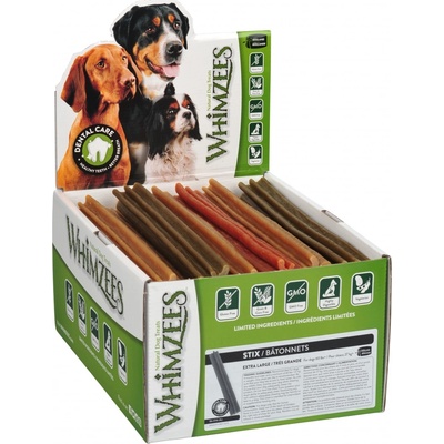 Whimzees Stix XL 24 cm/120 g box 30 ks