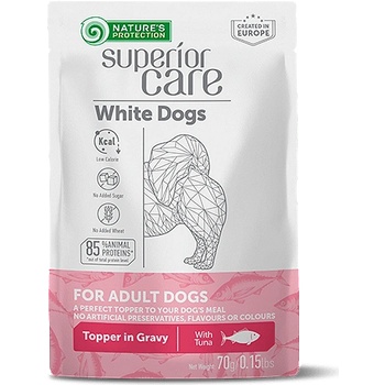 Nature's Protection White Dogs Digestive Care Adult with Tuna- Пауч за бели кучета с риба тон- 70гр