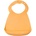 Wee Baby Силиконов лигавник Wee Baby - Prime, оранжев (927)