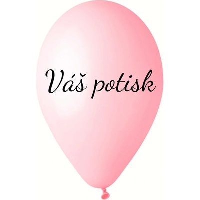 Personal Svet balonku Balónek s textem Baby růžová 26 cm