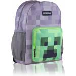 Astra Ученическа раница Astra - Minecraft, Creeper, Сива (AS502020202)