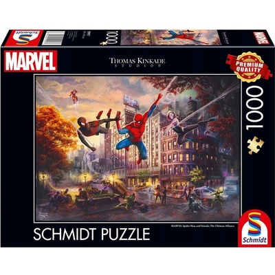 Schmidt THOMAS KINKADE Spider-Man a přátelé Marvel 1000 dílků