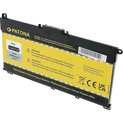 PATONA Батерия за HP Pavilion 14-BF / 15-CC, TF03XL, 3400 mAh (2847)