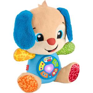 Mattel Образователна играчка Fisher Price Laugh & Learn - Кученце, синьо, на български език (JFD24)