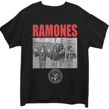 Ramones Риза Cage Photo Unisex Black L (RATS50MB03)