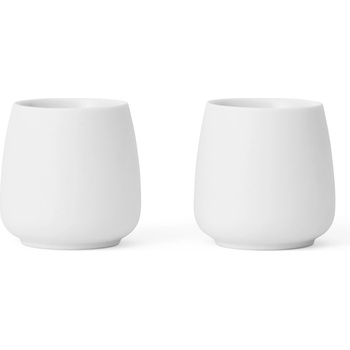 Viva Големи чаши за чай Nicola бели 2 бр (V35802)