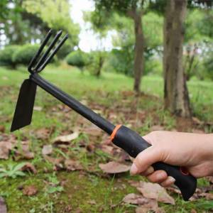 GardenHoe Малка ръчна градинска мотика с тризъбец - GardenHoe