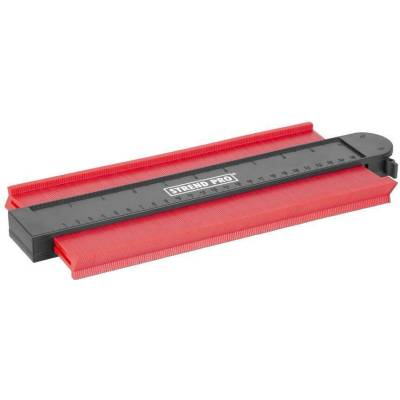 Šablona Strend Pro DG681, 250x130 mm, magnet, s uzamčením, pomůcka na obkreslení tvarů ST212061