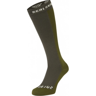 SealSkinz Nepremokavé ponožky Worstead zelená