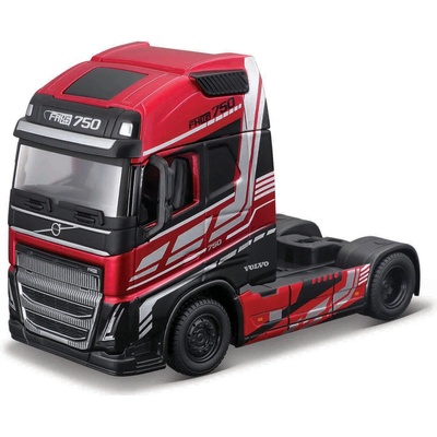 Bburago 5900058 Haulers custom cabs Volvo FH16 Globetrotter 750 XXL červené 1:43