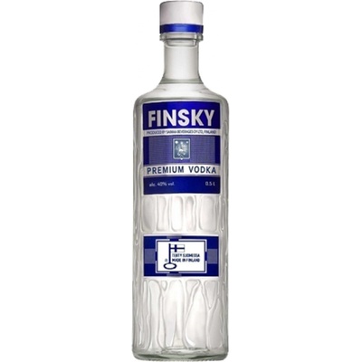 Finsky Premium Vodka 40% 0,7 l (holá láhev)