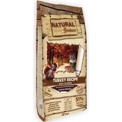 Natural Greatness Turkey Recipe All B./morka,kačica,kura/2 kg