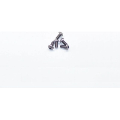 Arrowmax Alu Screw Allen Roundhead M4X8 Gray 7075 5 AM-14RH4008-G