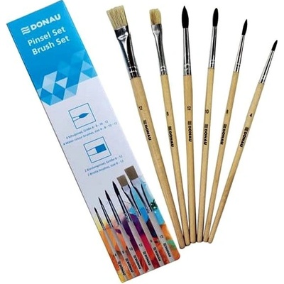 DONAU školský štetec, set 6 ks
