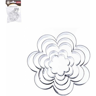 Rezák z nehrdzavejúcej ocele FLOWER 5 ks - ORION