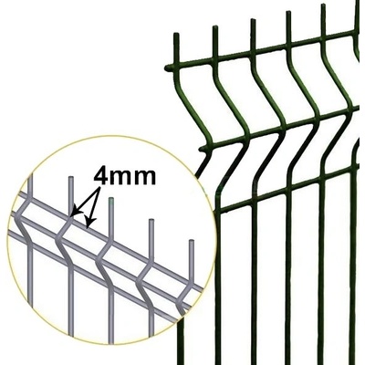 Plotový panel 3D OPTIMAL 4/4, zelený Výška: 1530mm – Zboží Mobilmania