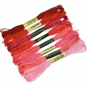 Alma TH013-C5 Pink 8 m Прежда за бродиране (TH013-C5)