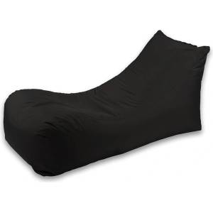 Pufrelax Пуф лежанка Looloop, 500л. , Черен, Перящ се калъф, За открито, Пълнеж с микс от мемори пяна и дунапрен