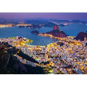 Enjoy - Puzzle Rio de Janeiro by Night, Brazil - 1 000 piese