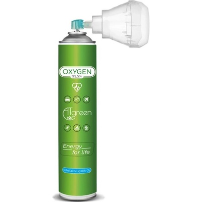 ATgreen Inhalačný Kyslík O2 14 l 99,5 % 1ks + maska