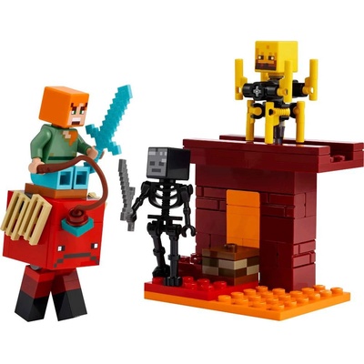 LEGO® Minecraft® 21266 Lávová bitka v Netheri