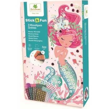 Sycomore Mozaika mořské panny 3 ks