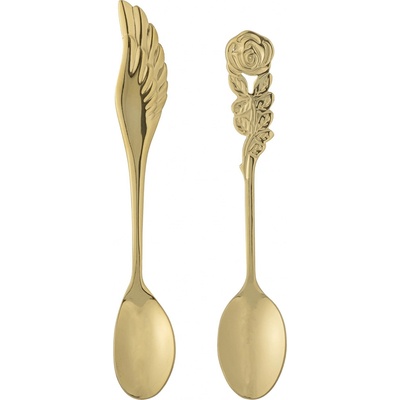 Bloomingville Lžička z nerezové oceli Liani Gold 2 ks