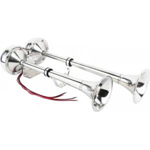  Тромба клаксон двойна 12V за яхта кораб лодка катамаран камион ТИР 455 х 190 mm супер мощен и силен звук