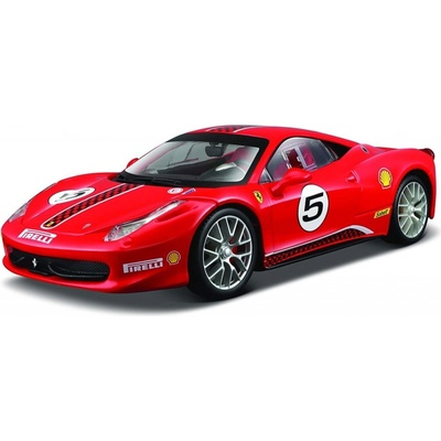 Bburago Ferrari 458 Challenge červené 1:24