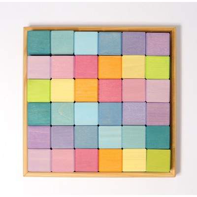 Grimm's Pastelové kostky 36ks – Zboží Mobilmania